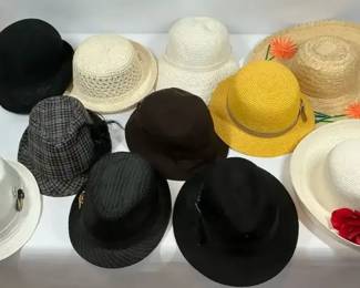 Fashion Hat Collection  Straw, Fedora, Cloche  Sun Hat Styles