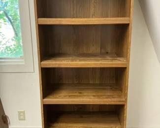 Wood 5Shelf Bookcase  71H x 30W