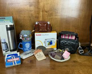 Travel Keepsakes, Kodak Camera Gear  Mixed Personal Items