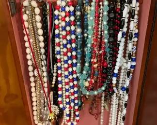 Vintage Costume Jewelry Necklace Collection