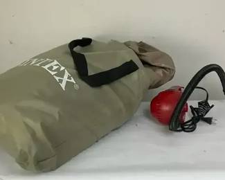 Intex Inflatable Air Mattress with Electric Air Pump and Carry Bag