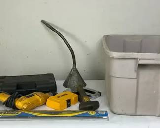 DeWalt Power Tool Set with Charger, Work Light, Case and Utility Items