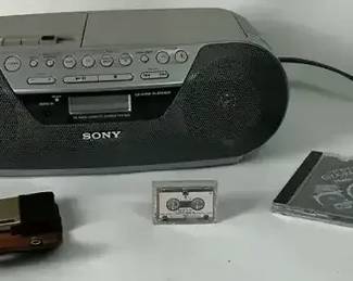 Sony Boombox, Microcassette Recorder  Media Items
