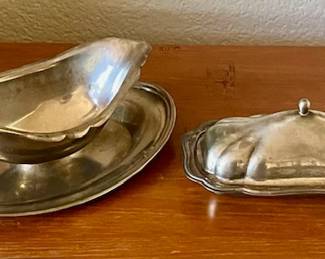 silver dishes