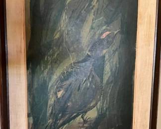 silent bird painting