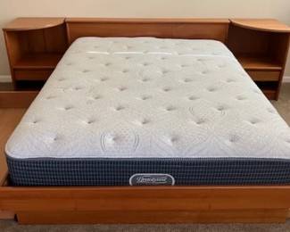 The Queen Bed with a mattress