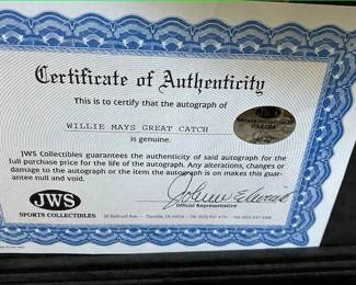 Certificate of Authenticity