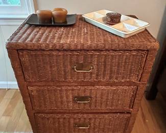 Wicker Dresser