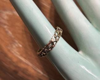 gold hearts band