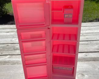 Vintage Barbie Pink Sparkles Refrigerator