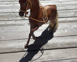 Vintage Barbie Horse with Bridle and Saddle