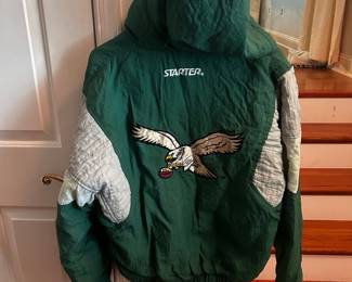 Vintage 90's Philadelphia Eagles Starter "The Champ" Pullover Jacket