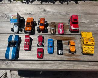 Assorted Vintage Die-Cast Toy Cars Lot