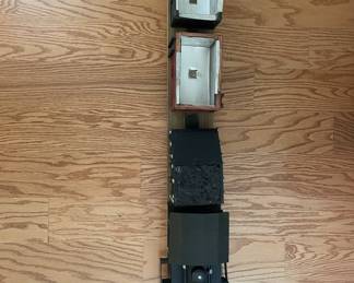 Handcrafted Folk Art C.M.R.R. Model Train Set