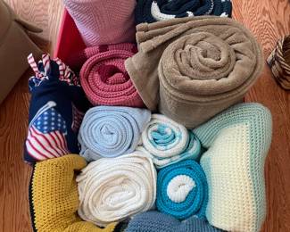 Handmade Knitted and Crocheted Blankets