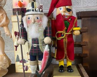 Vintage Wooden Nutcrackers