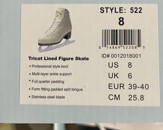 American Athletic Tricot Lined Figure Skates