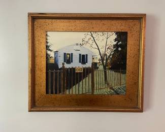 Mertz Original Painting of House