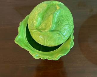 Vintage Holland Mold Cabbage Tureen with Underplate