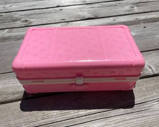 Vintage Barbie Train Case / Jewelry Organizer