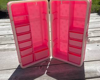 Vintage Barbie Train Case / Jewelry Organizer