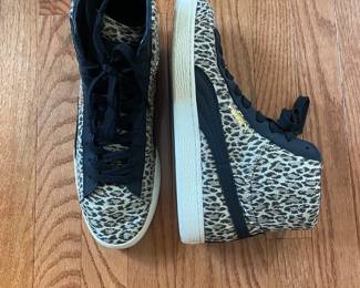 Puma x House of Hackney Suede Classic Mid Leopard Print Sneakers