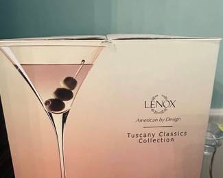 Lenox Tuscany Classics Collection Martini Glasses Set of 4