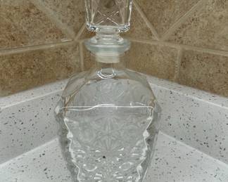 Bormioli Rocco Dedalo Cut Glass Decanter with Stopper