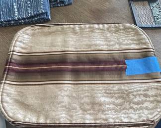 Striped Fabric Placemats Set