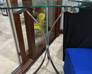 Golf Club Base Glass Top Side Table second image