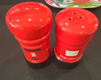Red British Post Box Salt and Pepper Shakers second image
