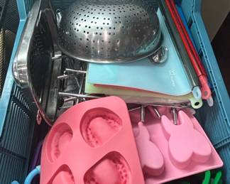 Assorted Silicone Molds and Kitchen Gadgets