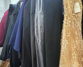 Gold Embroidered Formal Dress