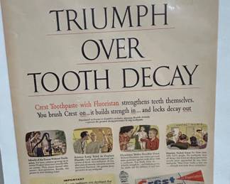 Crest Toothpaste Advertisement Triumph Over Tooth Decay