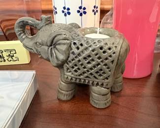 Ceramic Elephant Tealight Holder