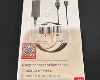 Lightning HDTV Cable with USB . Adapters