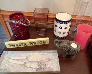 Classic Time Cake Server and Knife Set
