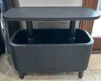 Keter Bevy Bar Cocktail Table and Cooler second image