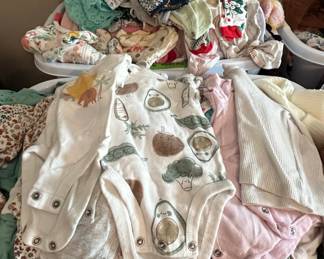 Baby Clothes Bundle Vegetable, Floral, and Animal Prints