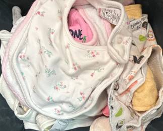 Baby Bibs Floral and Sushi Print Copper Pe Bambini Brands