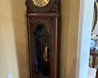 Antique Grandfather’s Clock- has recently been checked out - works great - beautiful case
