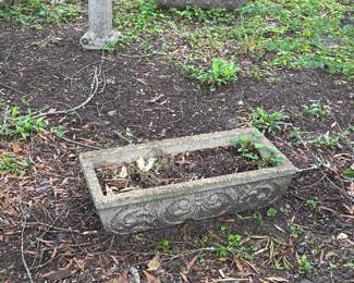 Oblong Concrete Planter - several available