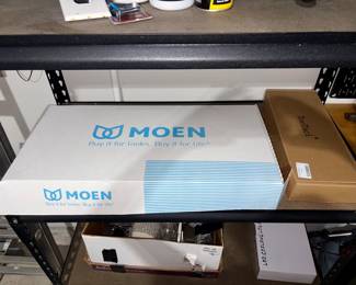 Brand New Moen Kitchen Faucet & New Spudnik Chandelier