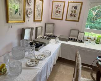 Art Glass and Antique Botanicals 