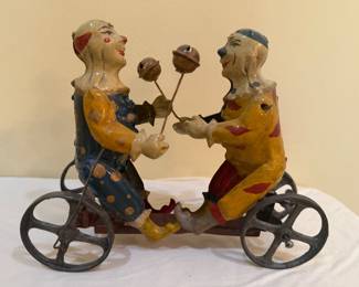 Rare Clowns Tin Toy 