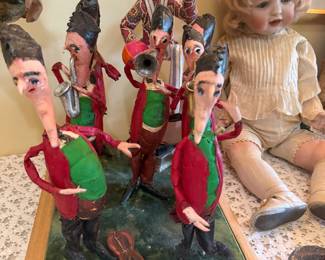 Artisan Paper Mache Band Sculpture 