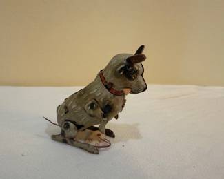 Wind Up Ton Litho Dog With a Bone