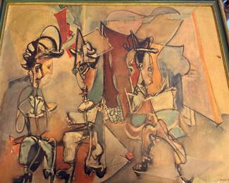 Three Musicians Abstract