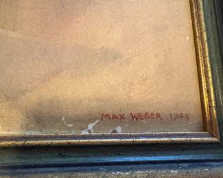 Signed Max Weber