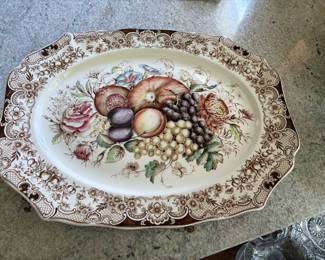 Huge Johnson Brosthers Platter